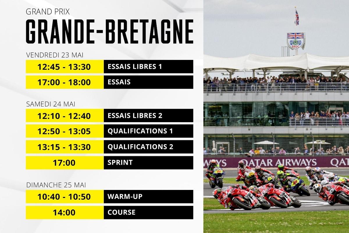 Programme motogp grande bretag