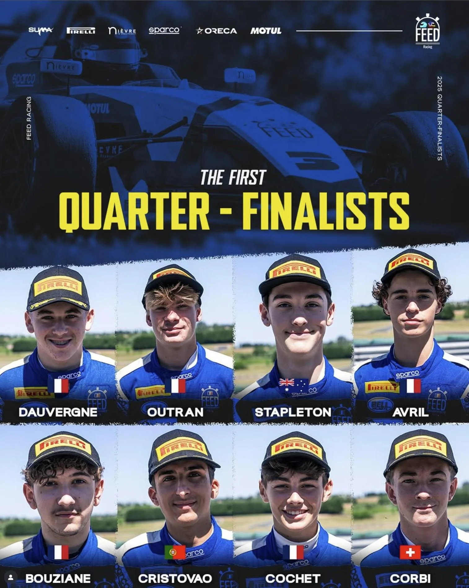 quarter finalists group 1